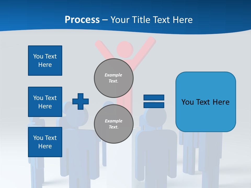 Teamwork Business Leader PowerPoint Template