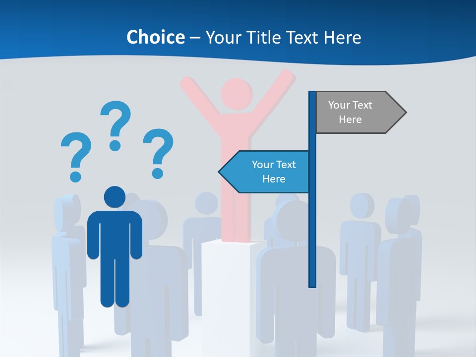 Teamwork Business Leader PowerPoint Template