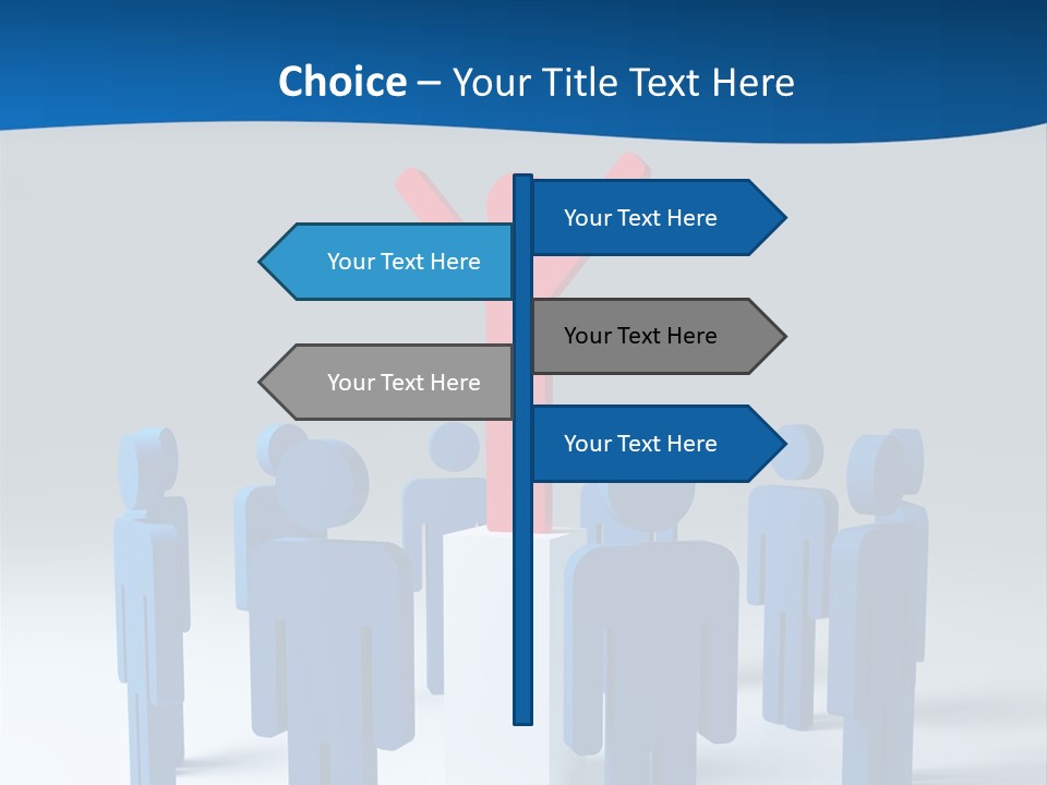 Teamwork Business Leader PowerPoint Template