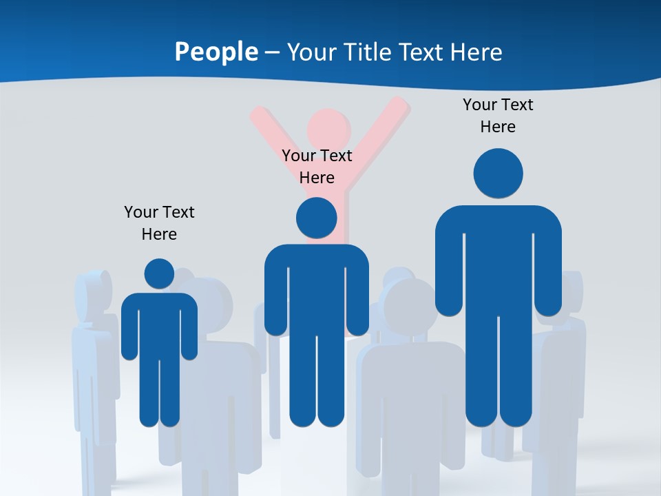 Teamwork Business Leader PowerPoint Template