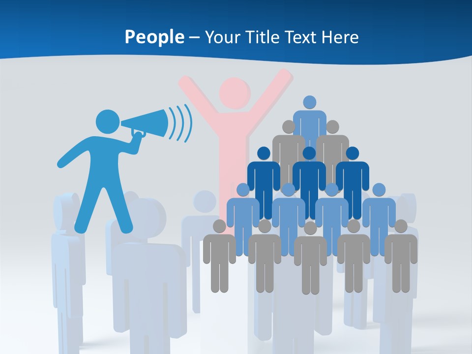 Teamwork Business Leader PowerPoint Template