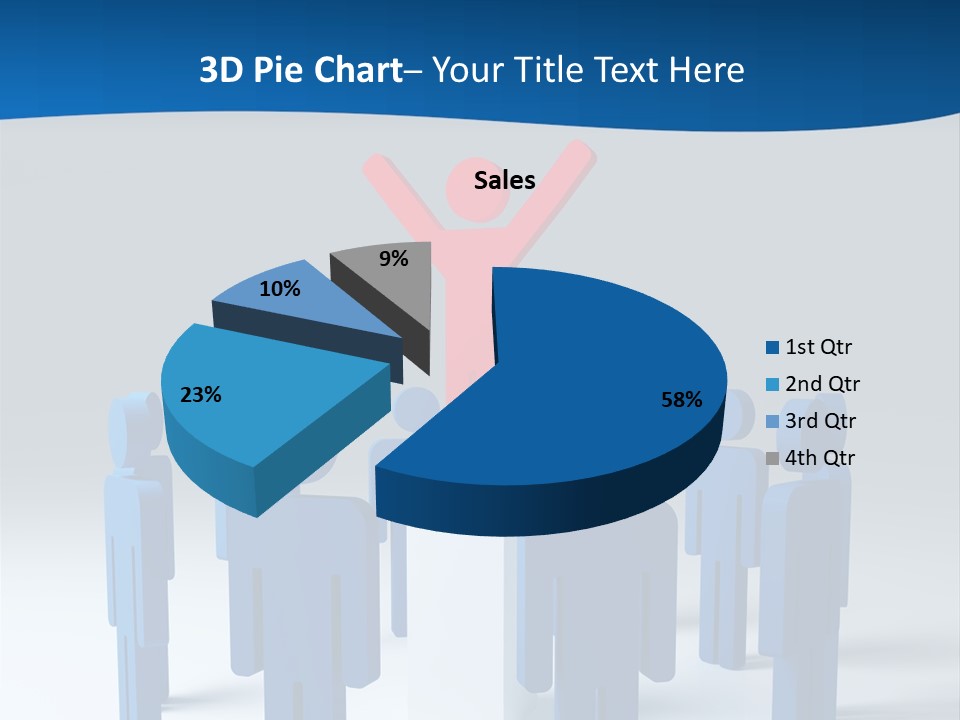 Teamwork Business Leader PowerPoint Template