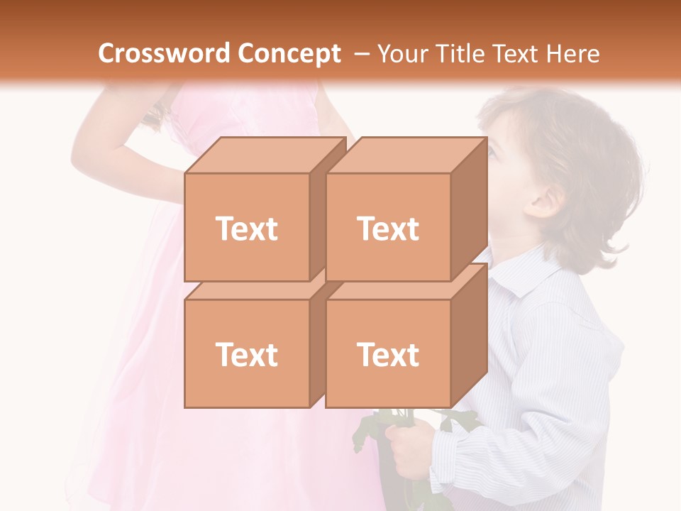 Play Friend Isolated PowerPoint Template