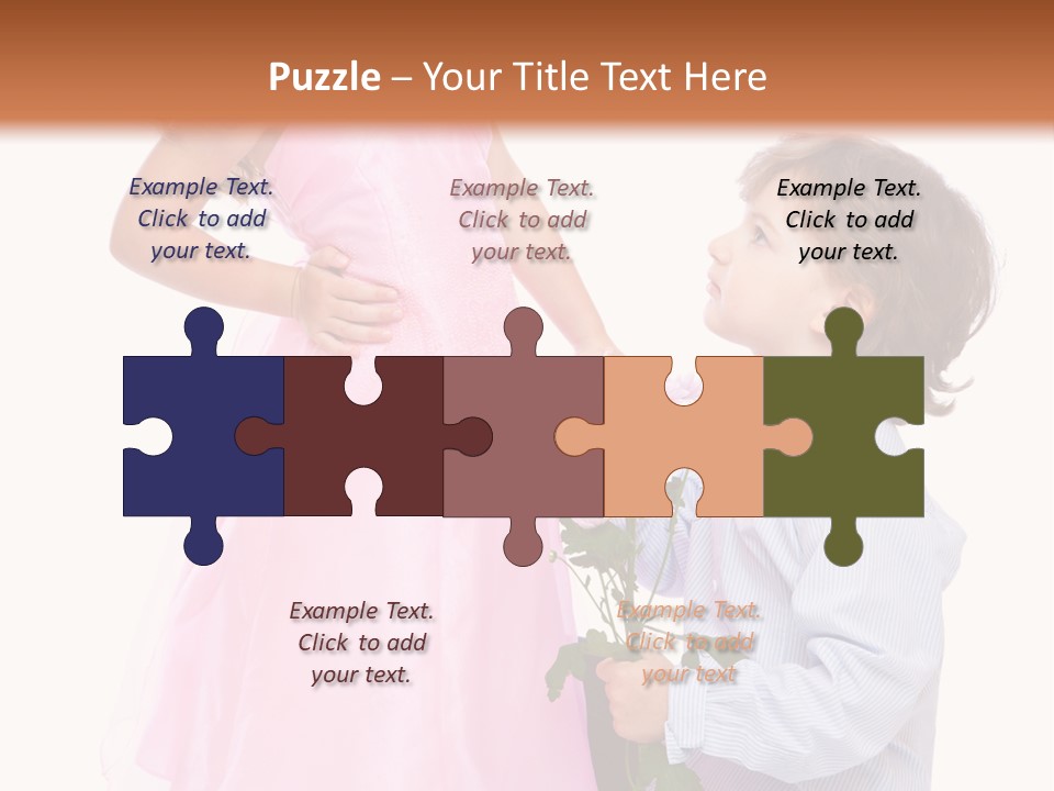 Play Friend Isolated PowerPoint Template