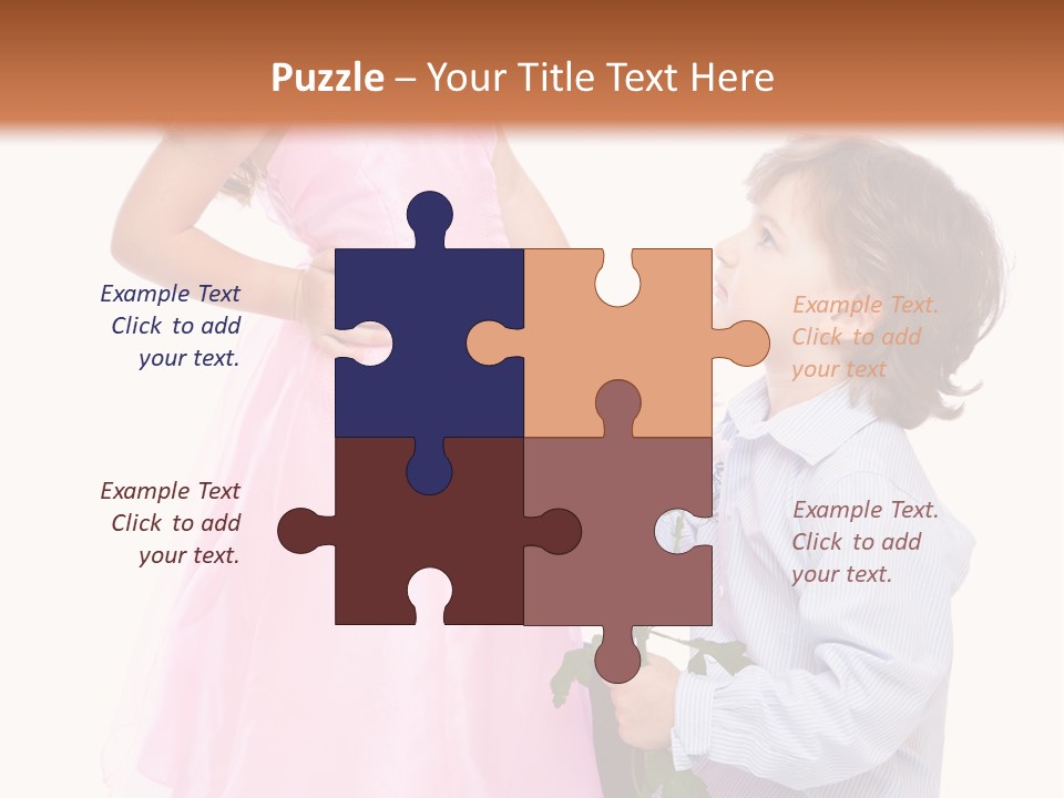 Play Friend Isolated PowerPoint Template