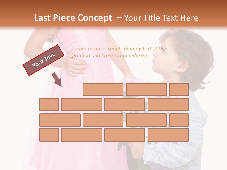 Play Friend Isolated PowerPoint Template