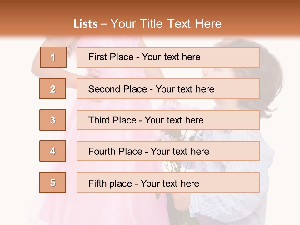 Play Friend Isolated PowerPoint Template