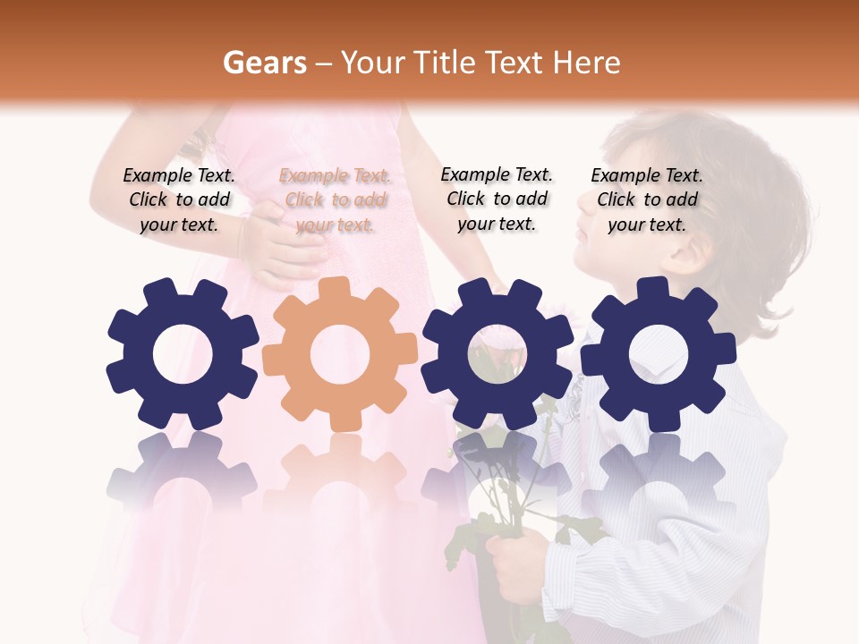 Play Friend Isolated PowerPoint Template