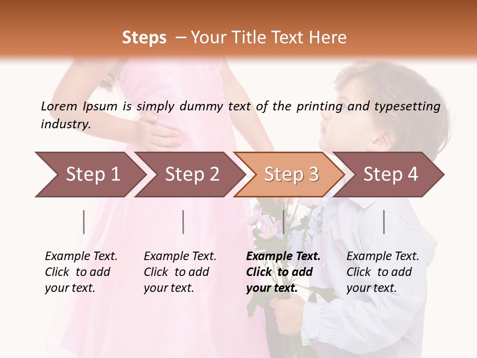 Play Friend Isolated PowerPoint Template