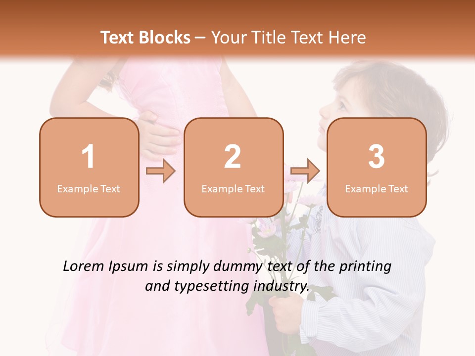 Play Friend Isolated PowerPoint Template