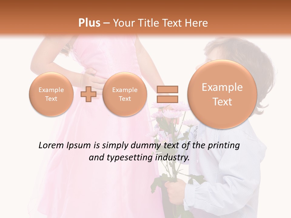 Play Friend Isolated PowerPoint Template