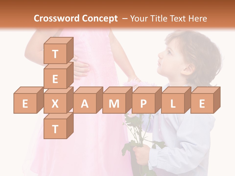 Play Friend Isolated PowerPoint Template