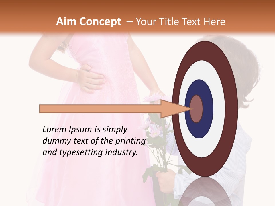 Play Friend Isolated PowerPoint Template