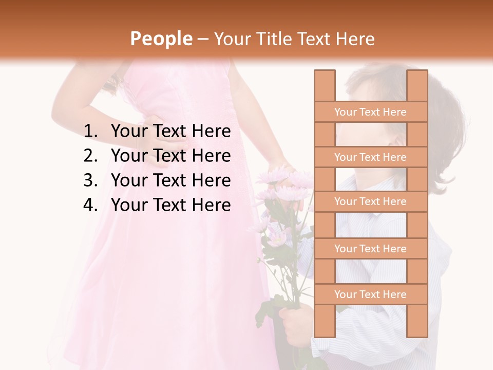 Play Friend Isolated PowerPoint Template