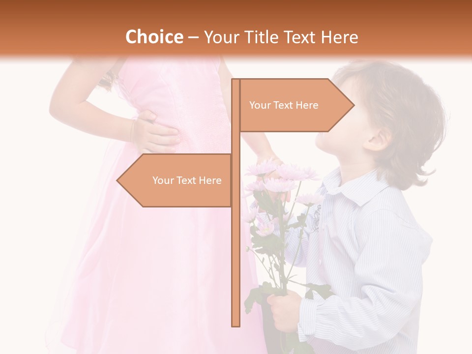 Play Friend Isolated PowerPoint Template