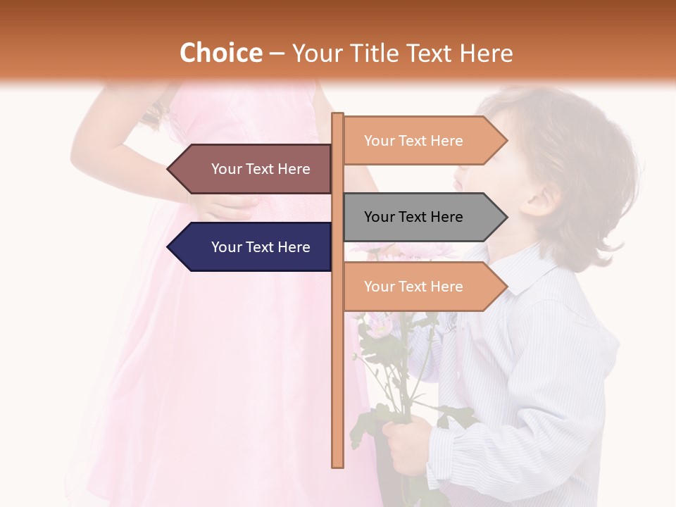 Play Friend Isolated PowerPoint Template