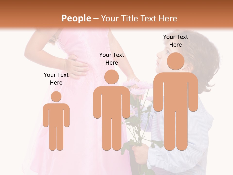 Play Friend Isolated PowerPoint Template