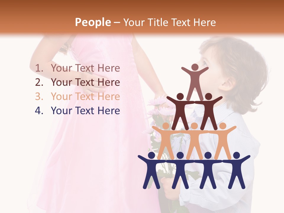 Play Friend Isolated PowerPoint Template