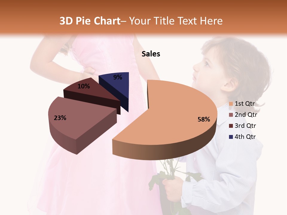 Play Friend Isolated PowerPoint Template