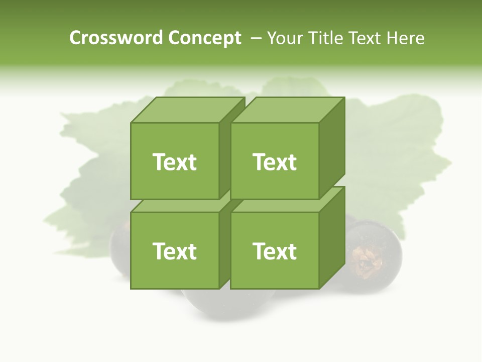 Horizontal Isolated Dark Blue PowerPoint Template
