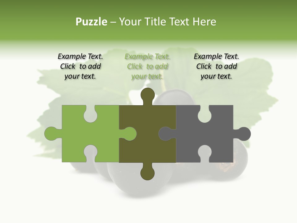 Horizontal Isolated Dark Blue PowerPoint Template