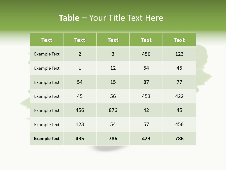 Horizontal Isolated Dark Blue PowerPoint Template