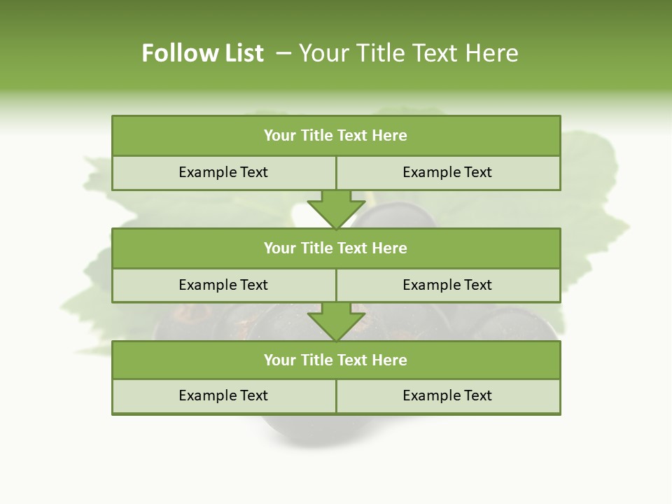 Horizontal Isolated Dark Blue PowerPoint Template