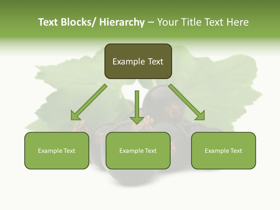 Horizontal Isolated Dark Blue PowerPoint Template