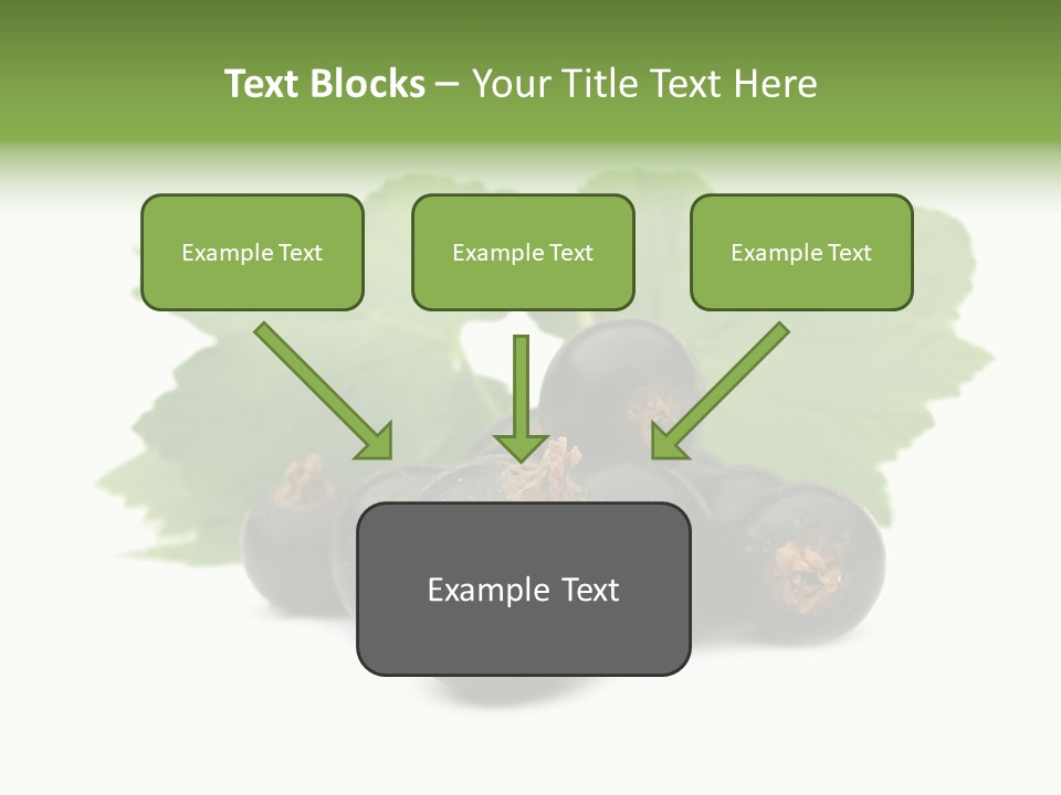 Horizontal Isolated Dark Blue PowerPoint Template