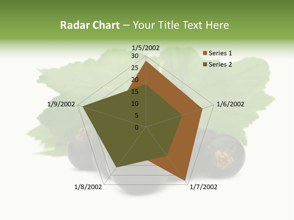 Horizontal Isolated Dark Blue PowerPoint Template