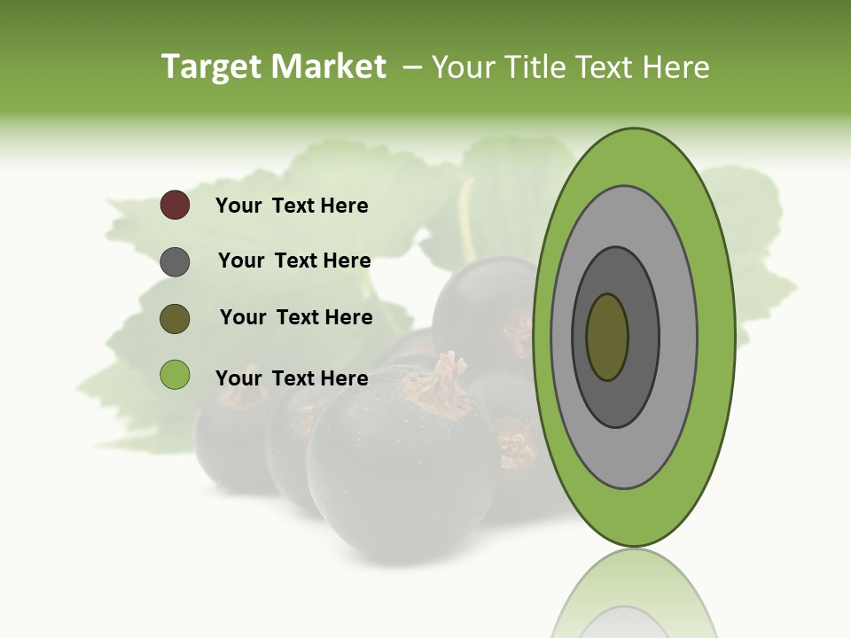 Horizontal Isolated Dark Blue PowerPoint Template