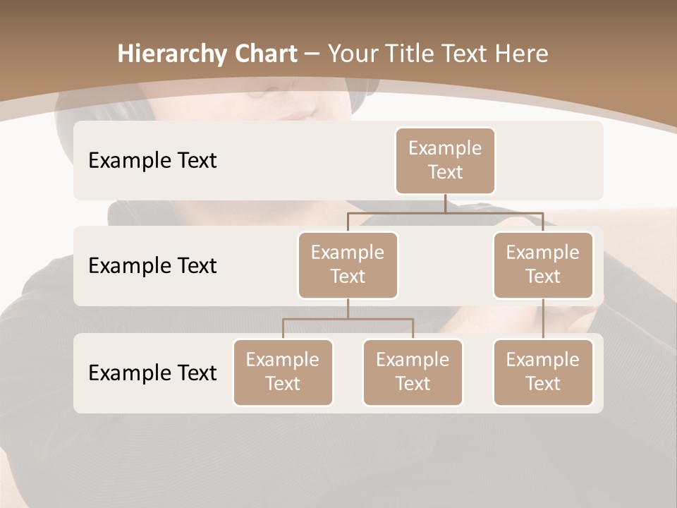 Relaxation Smiling Male PowerPoint Template