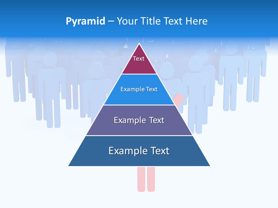 Connection Model Standing PowerPoint Template
