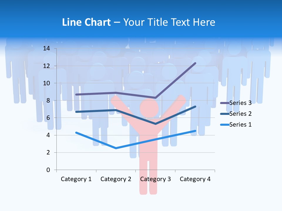 Connection Model Standing PowerPoint Template