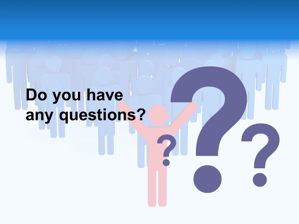 Connection Model Standing PowerPoint Template