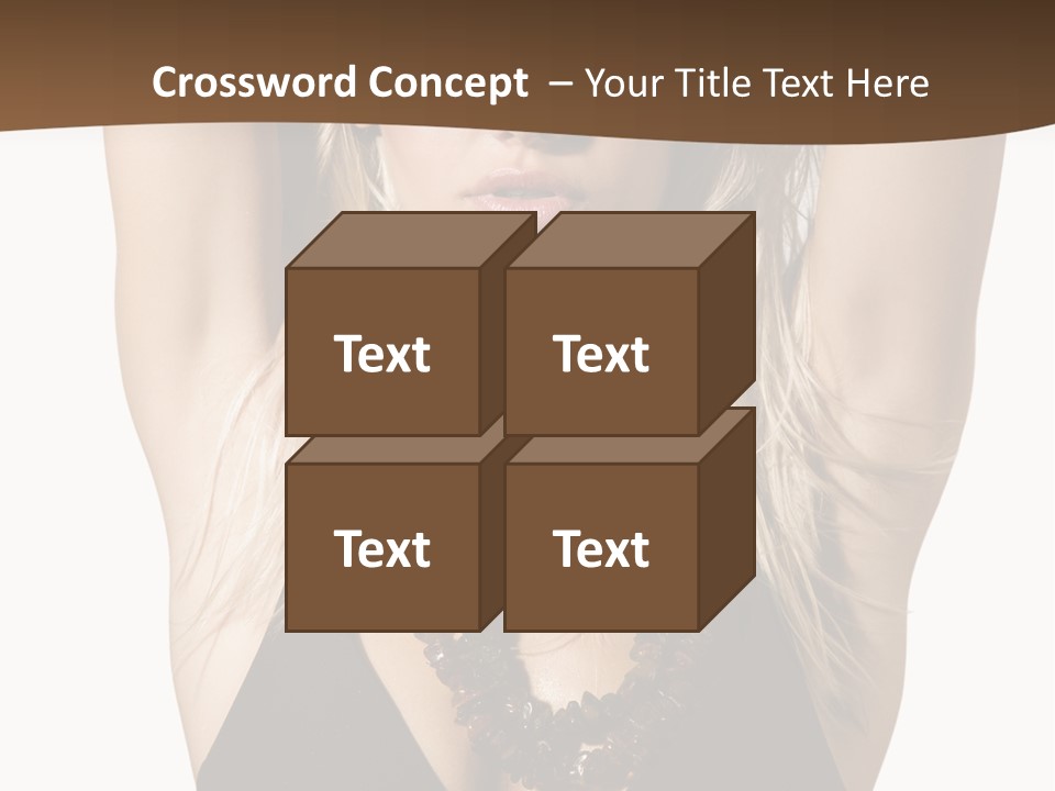 Tourist Girl Swimwear PowerPoint Template