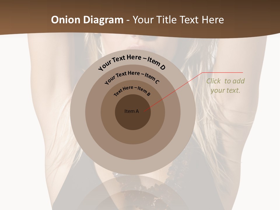 Tourist Girl Swimwear PowerPoint Template