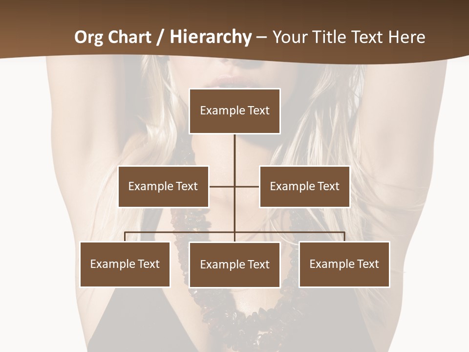 Tourist Girl Swimwear PowerPoint Template