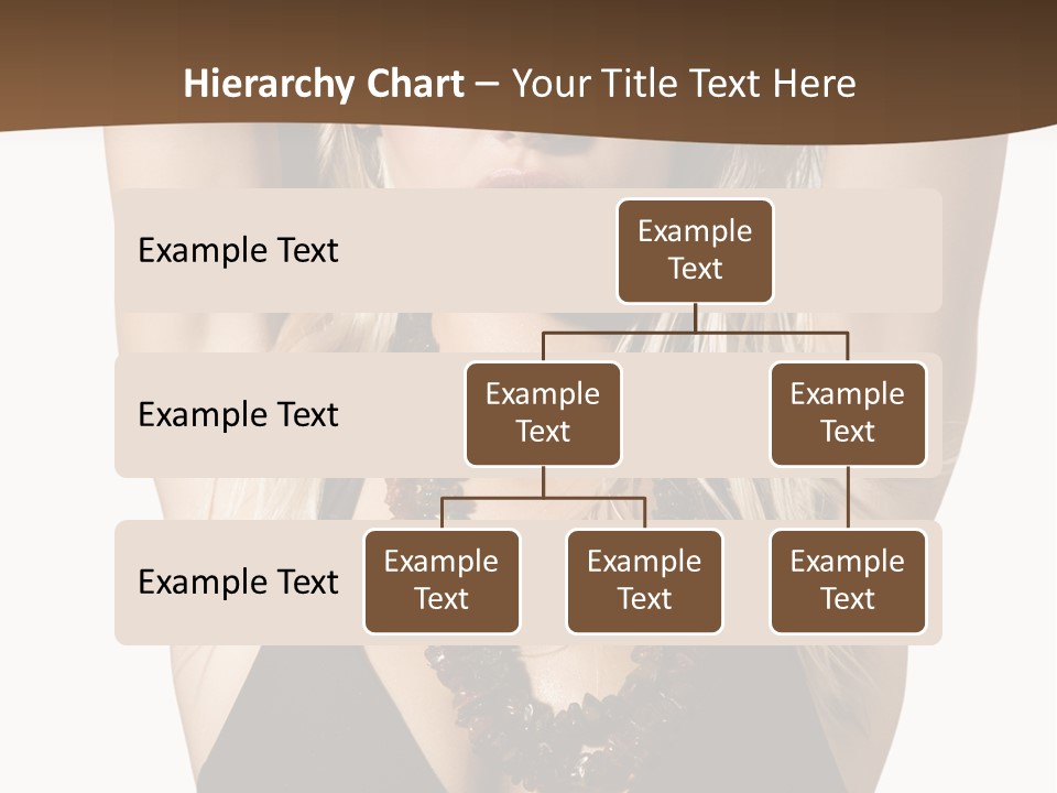 Tourist Girl Swimwear PowerPoint Template