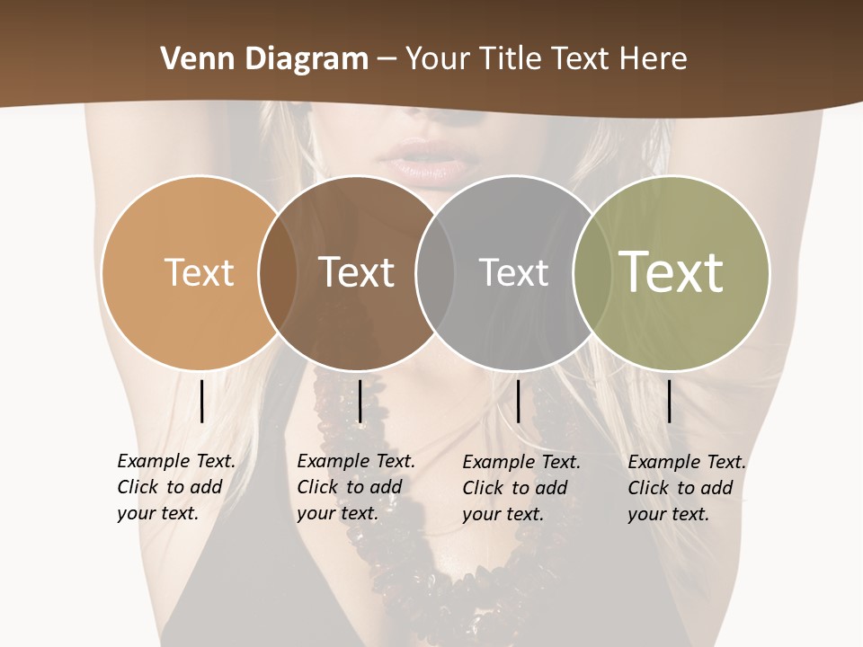 Tourist Girl Swimwear PowerPoint Template