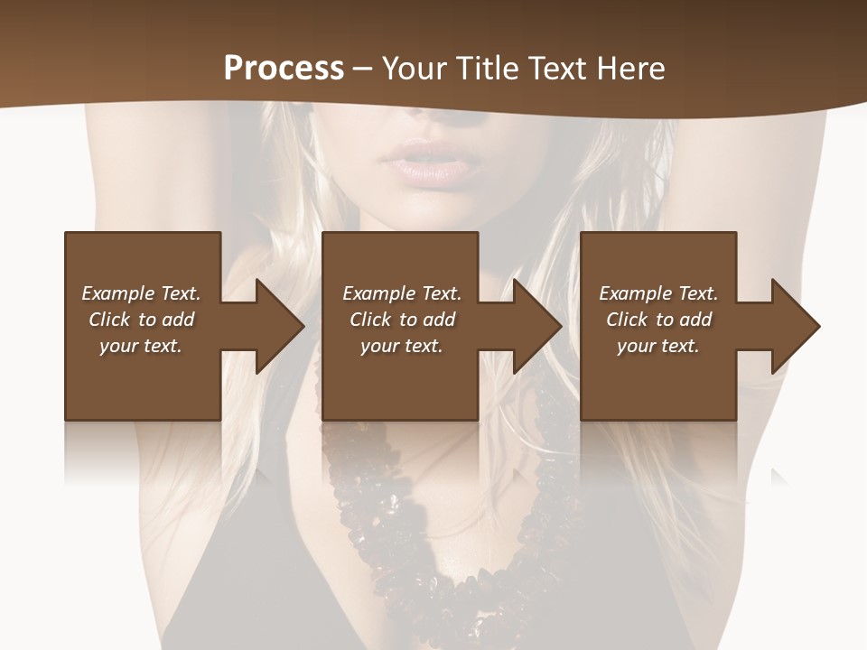 Tourist Girl Swimwear PowerPoint Template