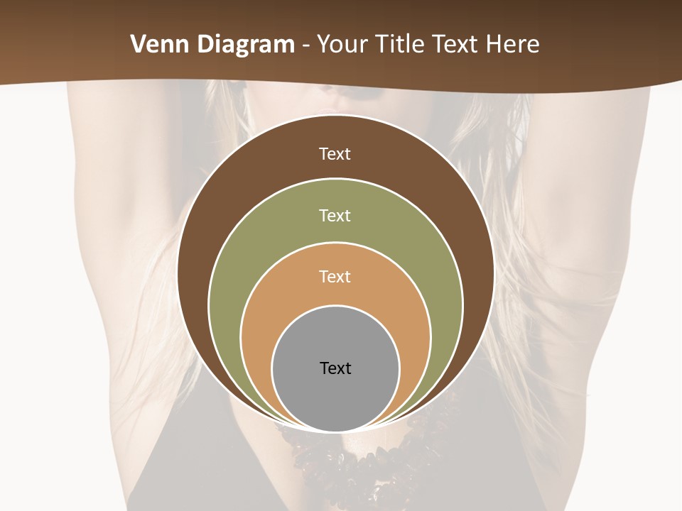 Tourist Girl Swimwear PowerPoint Template