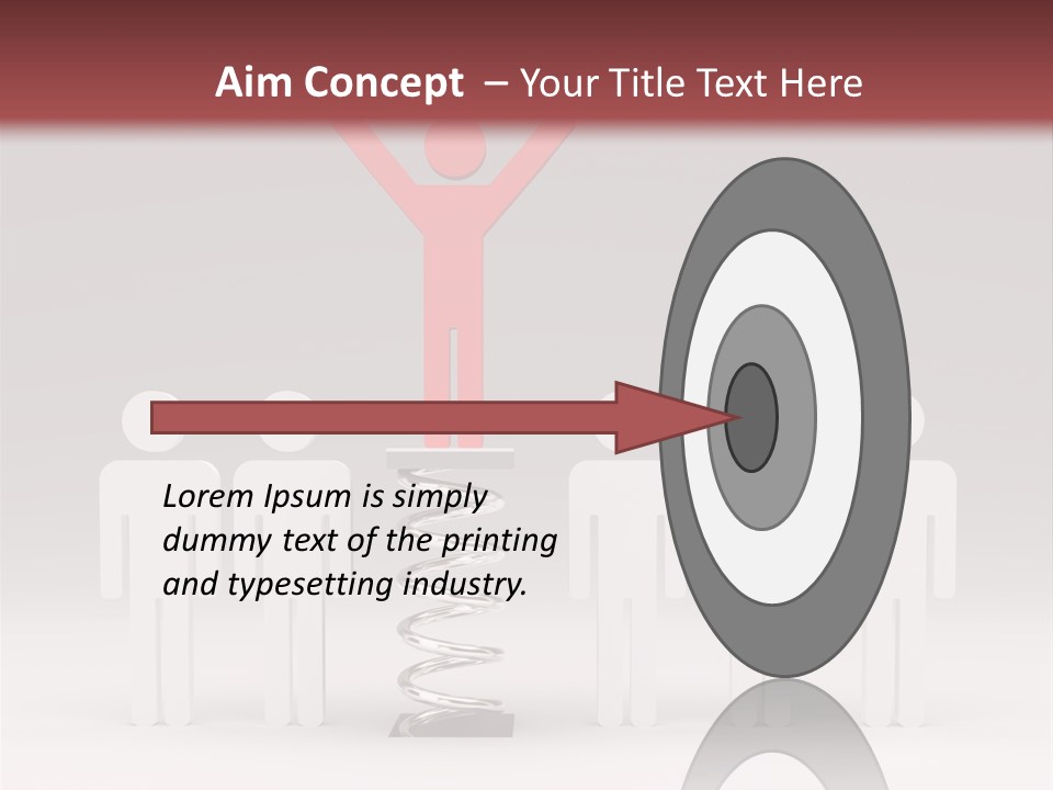 Target Success Model PowerPoint Template