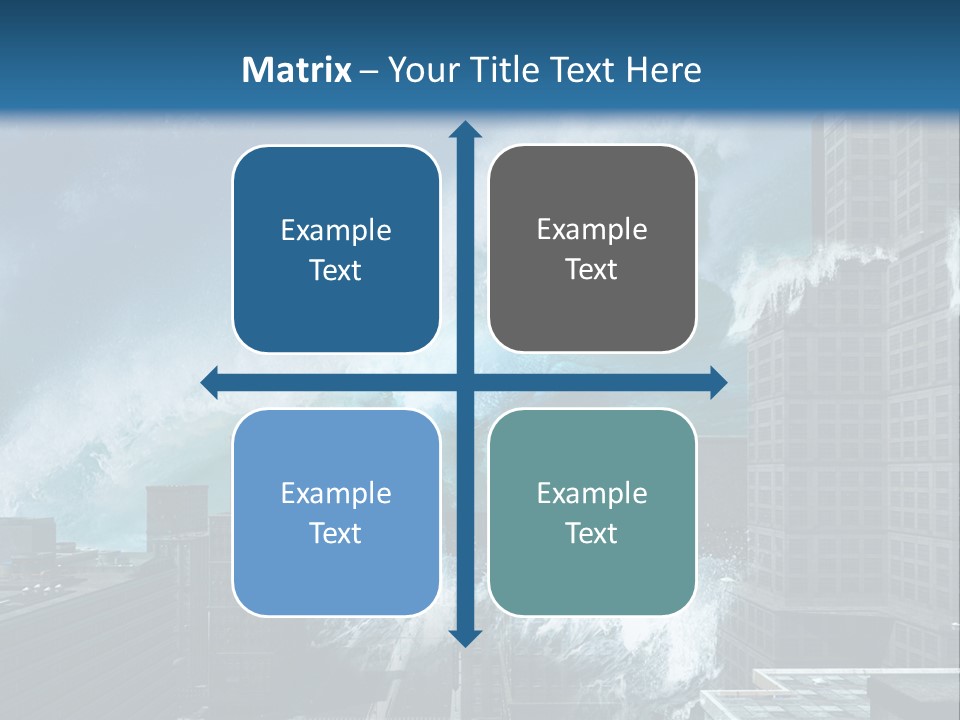 Nature Wave Accident PowerPoint Template