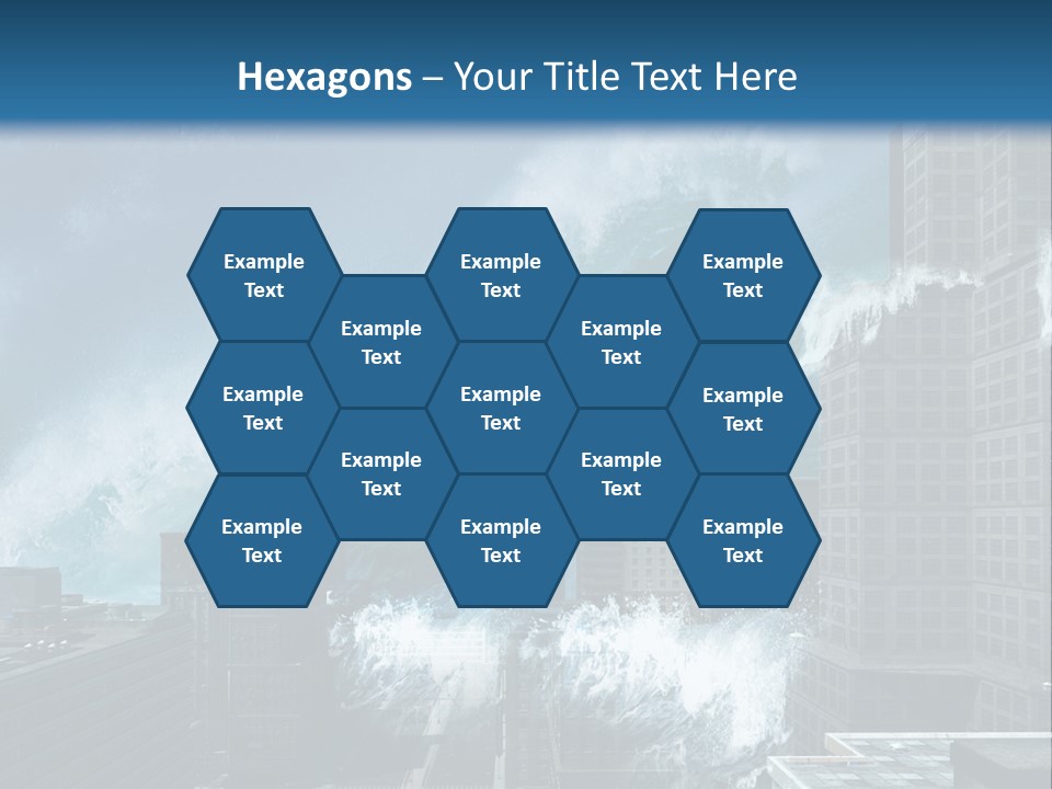 Nature Wave Accident PowerPoint Template