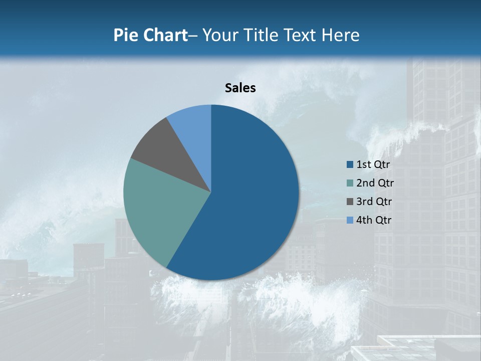 Nature Wave Accident PowerPoint Template