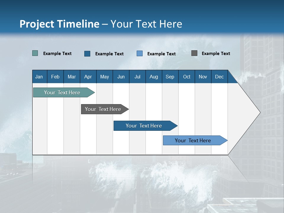 Nature Wave Accident PowerPoint Template