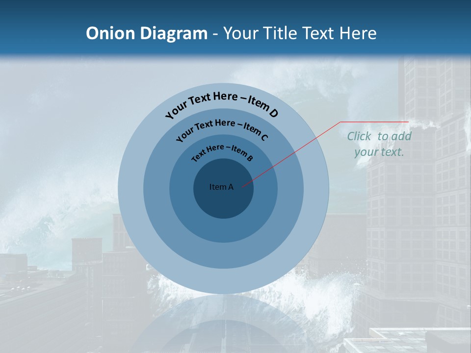Nature Wave Accident PowerPoint Template