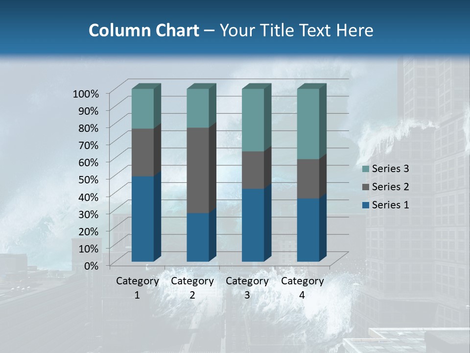 Nature Wave Accident PowerPoint Template