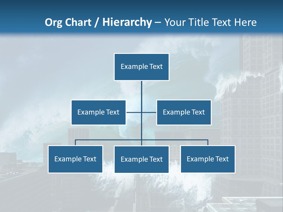 Nature Wave Accident PowerPoint Template